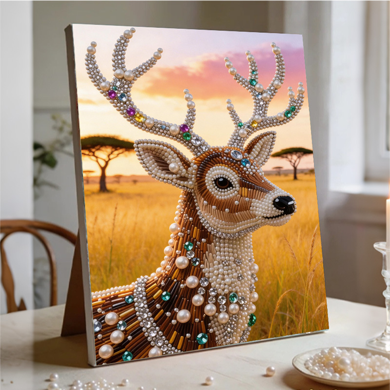 Art Craft Zebra - DIY Pearl Diamond Art Kit Handmade