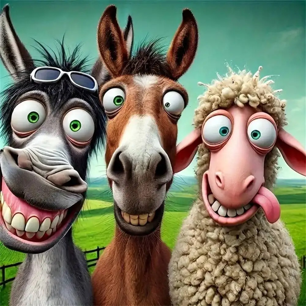 Art Craft Horse - 5D DIY Diamond Painting Kit Funny