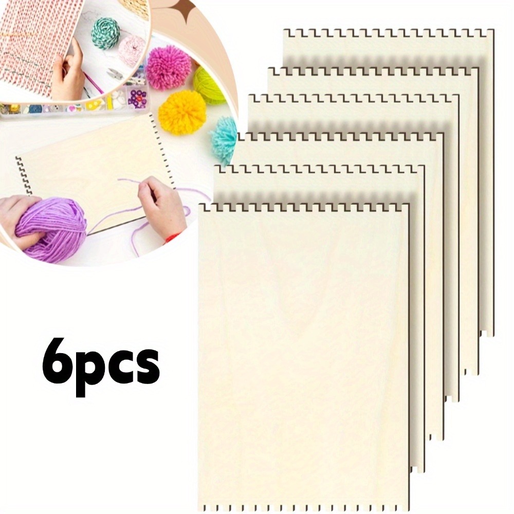 6 Pcs Beginners Wooden Weaving - Art Craft Education ulasan dan harga