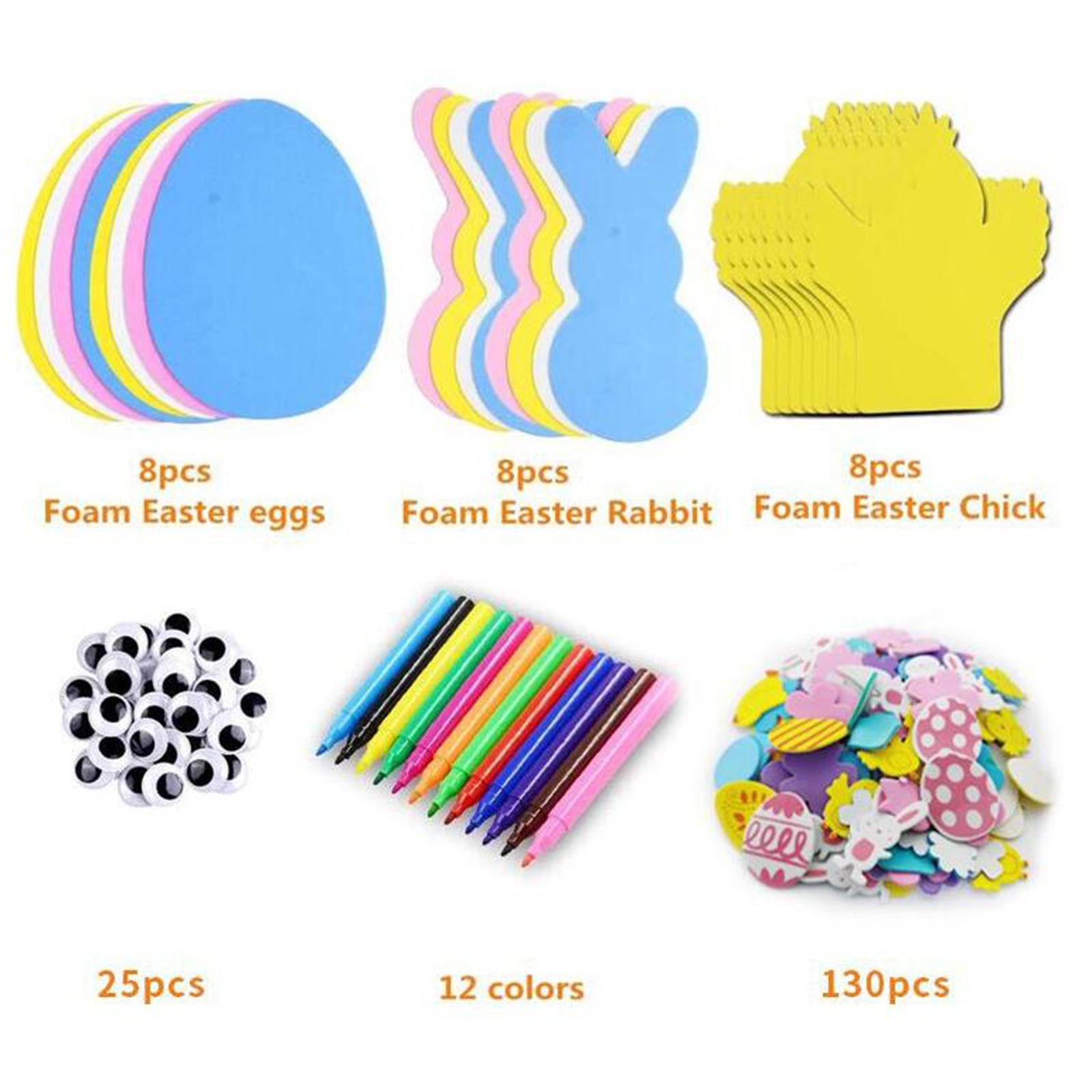 Easter Foam Stickers Set Multi - Art Craft Holiday ulasan dan harga