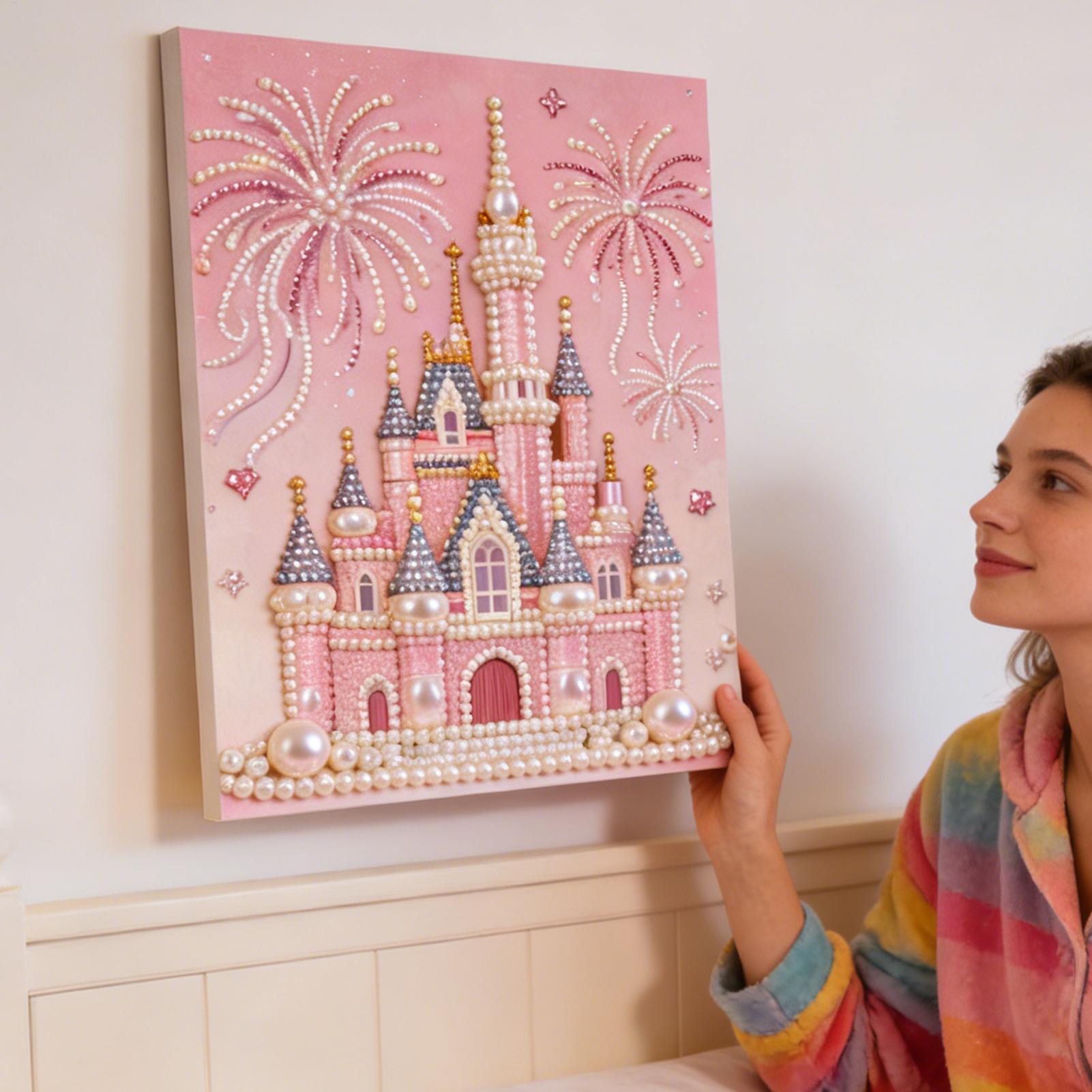 DIY Pearl Painting Kit Beaded  - Art Craft Holiday ulasan dan harga