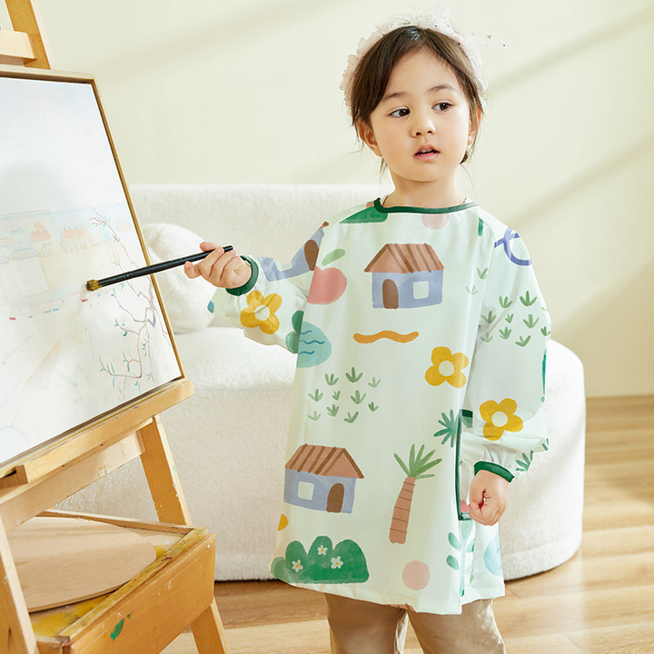 Children Waterproof Art Cover  - Art Craft Preschool ulasan dan harga