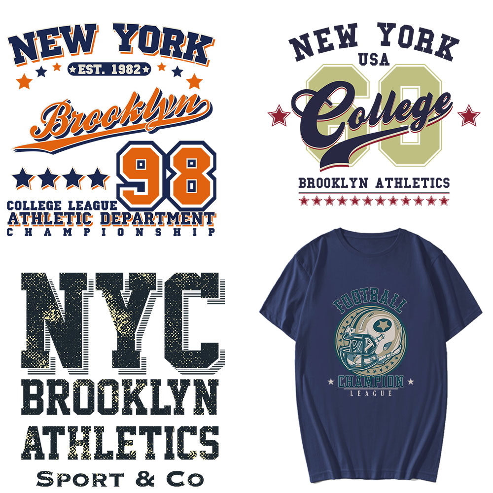 New York Brooklyn Iron On Tran - Art And Craft New York ulasan dan harga