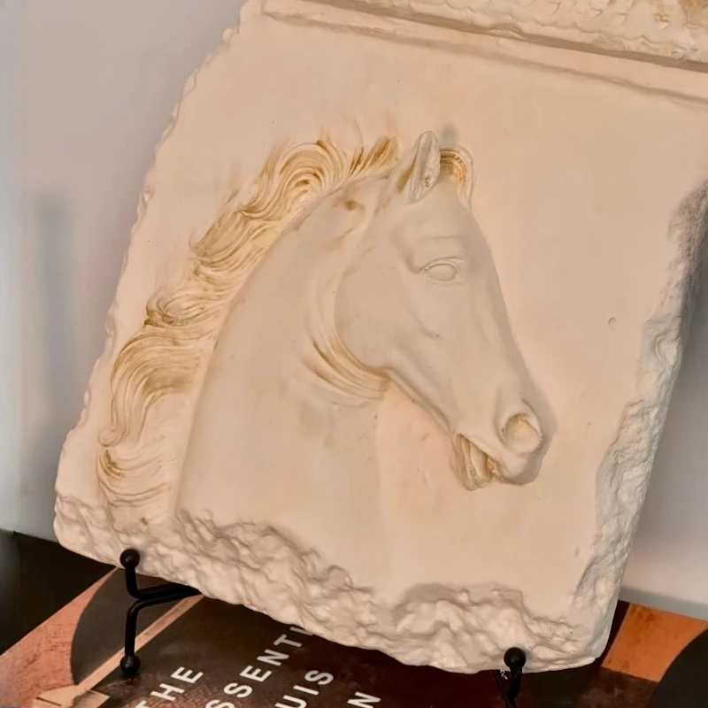 Antique Greek relief horse hea - Art Craft Horse ulasan dan harga