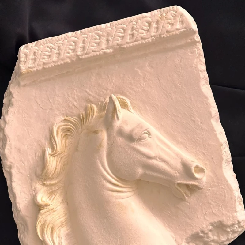 Antique Greek relief horse hea - Art Craft Horse ulasan dan harga
