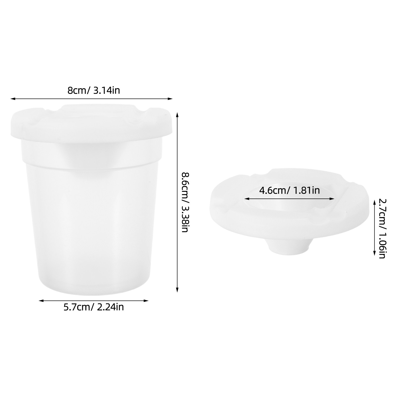 10Pcs Children Paint Cups Reus - Art Craft Preschool ulasan dan harga