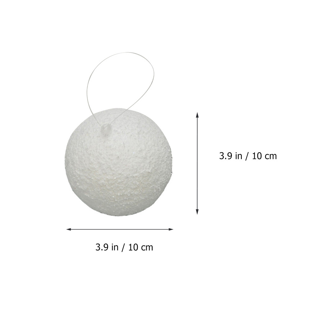 6Pcs White Xmas Set Dense Craf - Art Craft Holiday ulasan dan harga