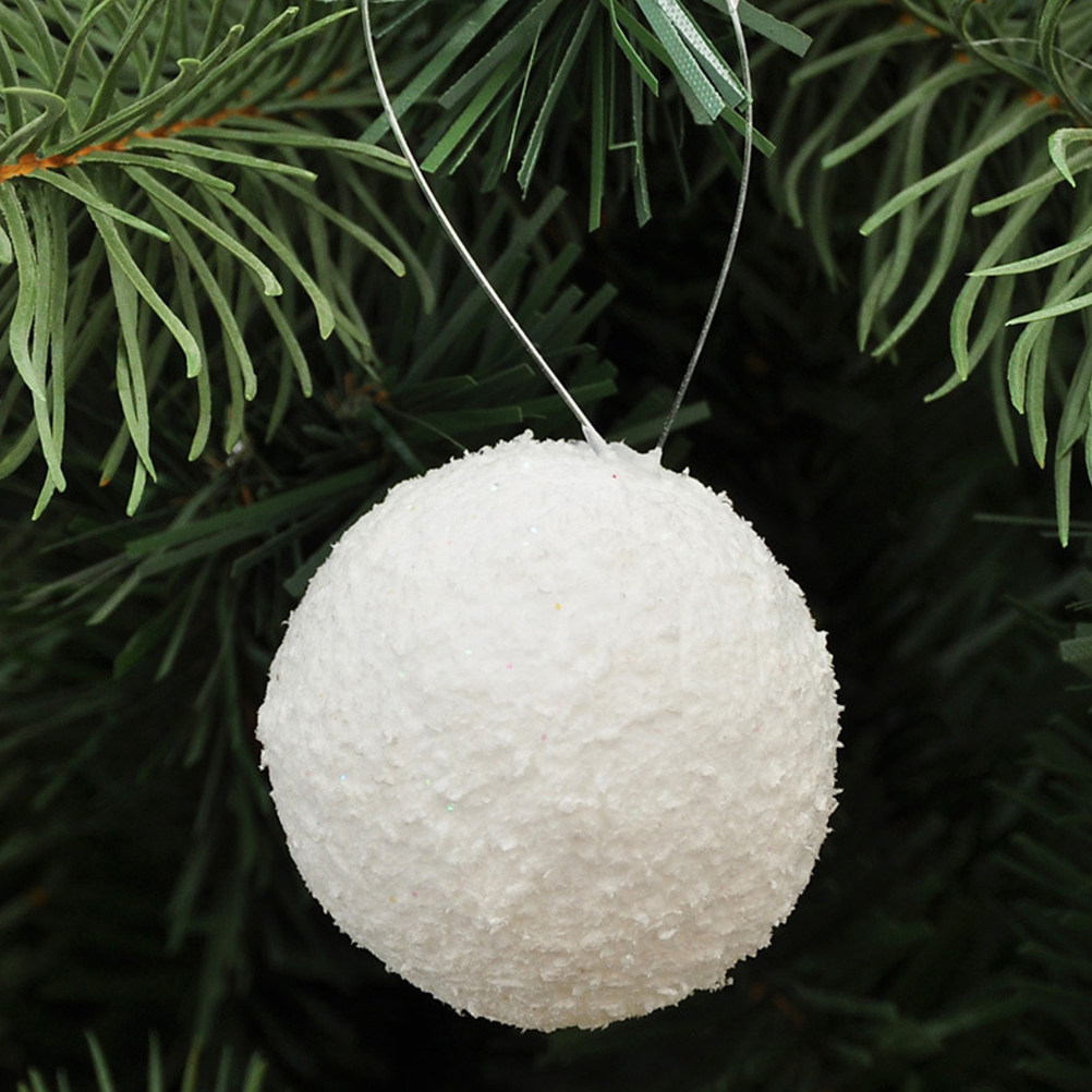 6Pcs White Xmas Set Dense Craf - Art Craft Holiday ulasan dan harga