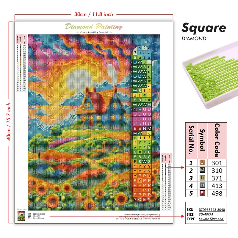 DIY 5D Diamond Painting, Cute  - Wallpaper Art And Craft ulasan dan harga