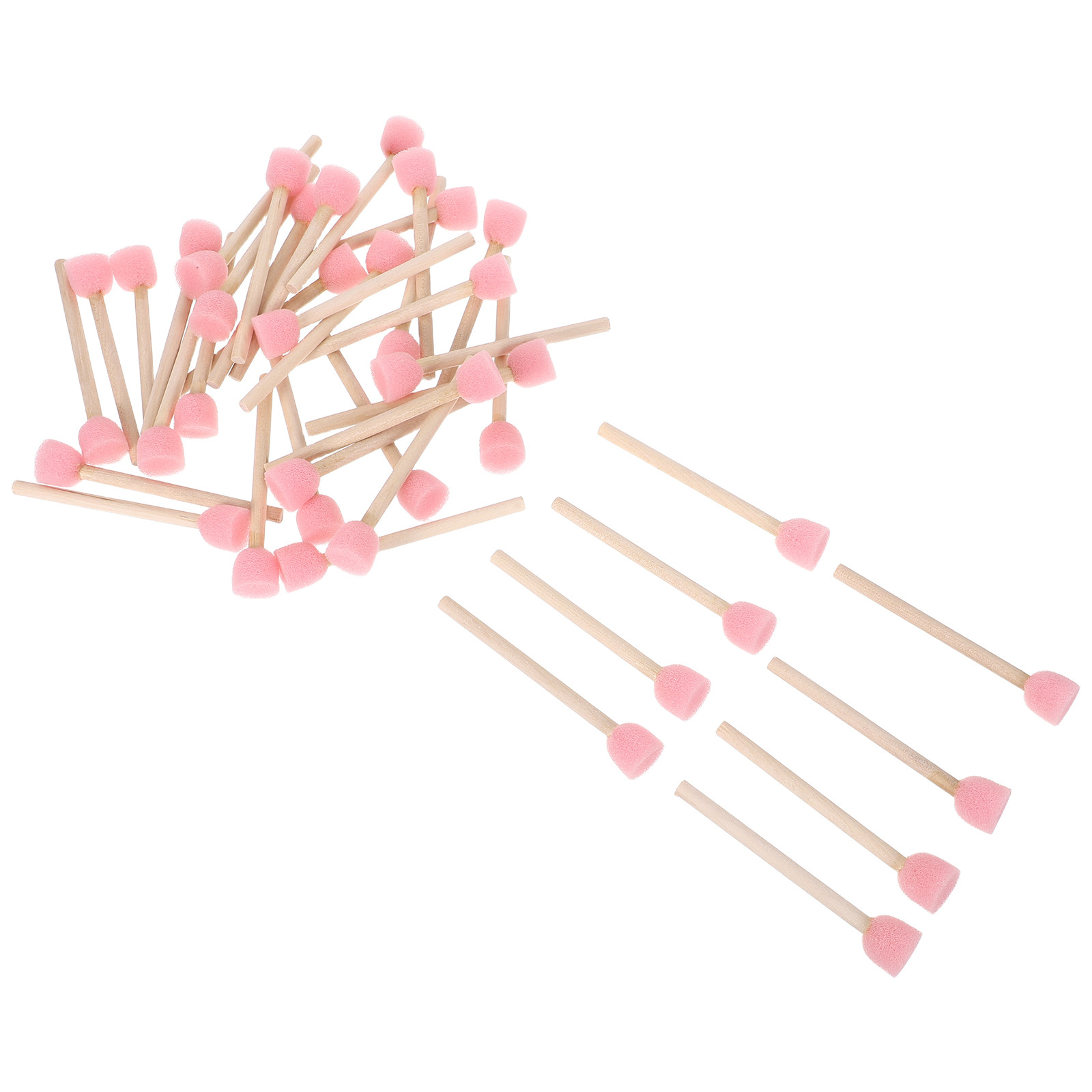 40Pcs Round Sponge Brushes Set - Art Craft Preschool ulasan dan harga