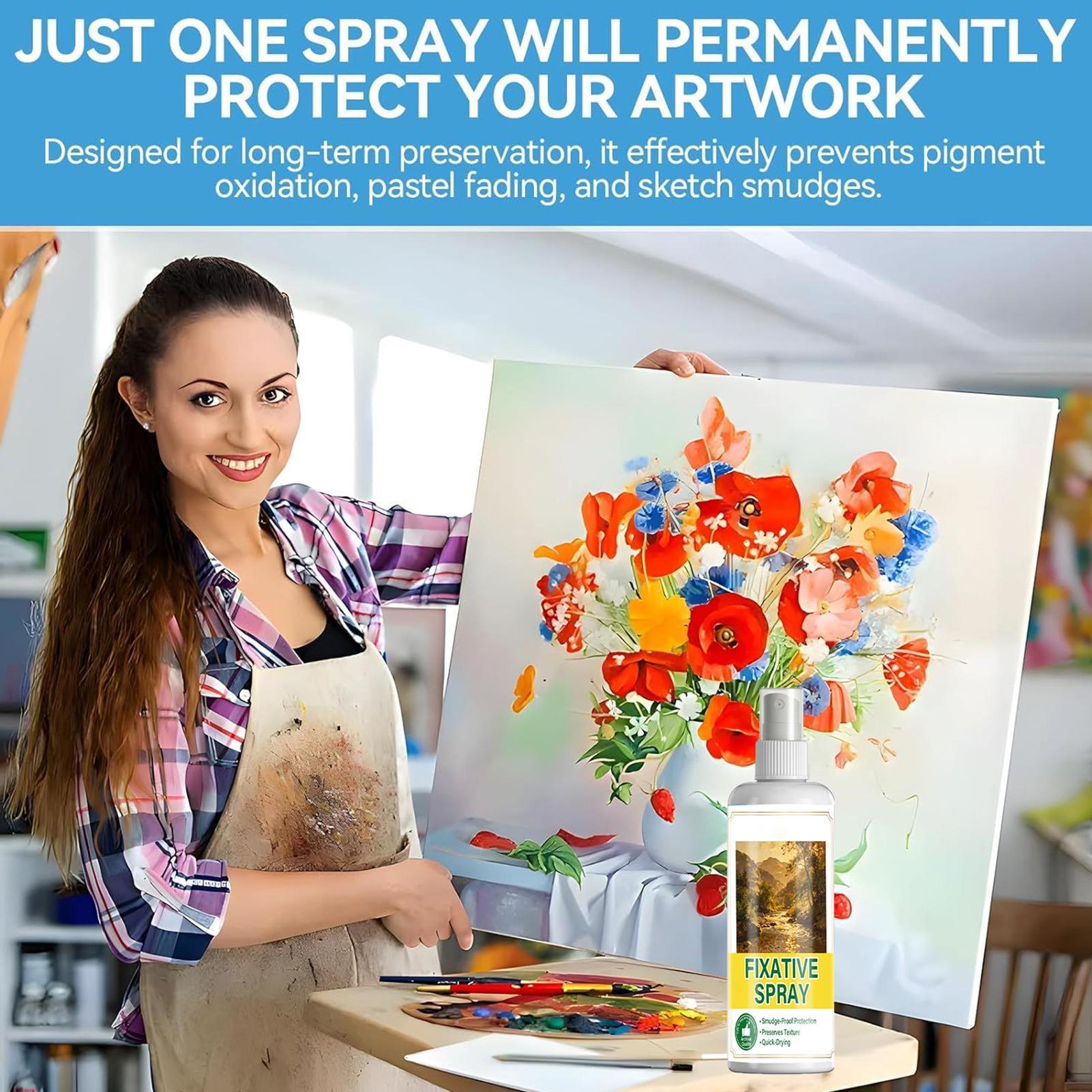 Fixative Spray 120ml Quick Dry - Wallpaper Art And Craft ulasan dan harga