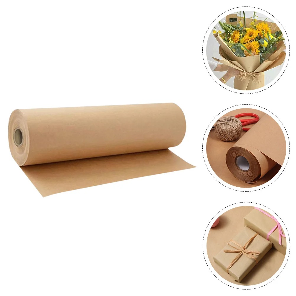 30CM Brown Kraft Paper Ideal f - Wallpaper Art And Craft ulasan dan harga