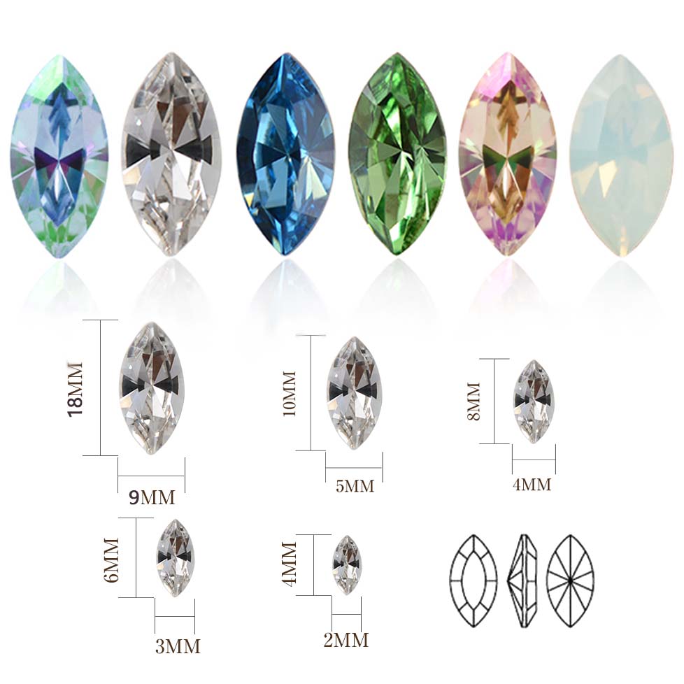 New Navette 10pcs Super Clear  - Art Craft Horse ulasan dan harga