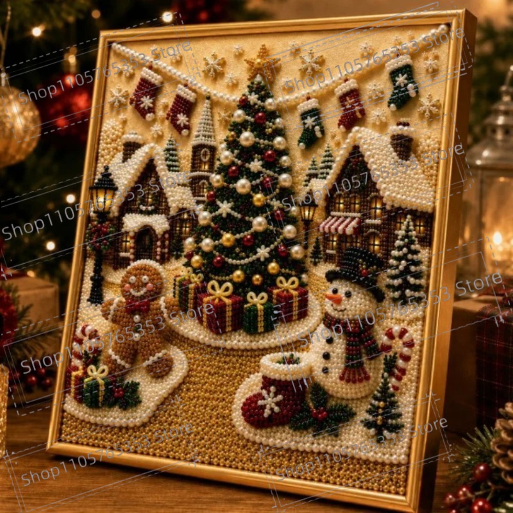 2026 DIY Christmas Pearl Diamo - Art Craft Holiday ulasan dan harga