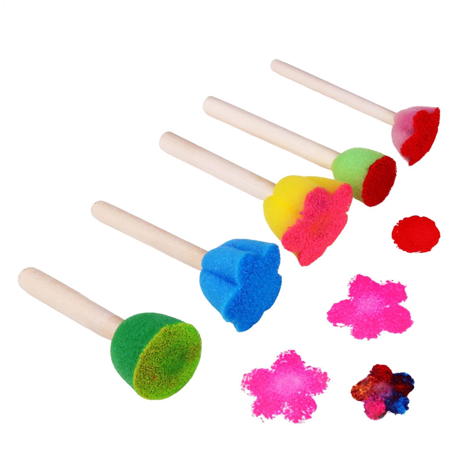 5PCS Reusable Kids Paint Spong - Art Craft Preschool ulasan dan harga