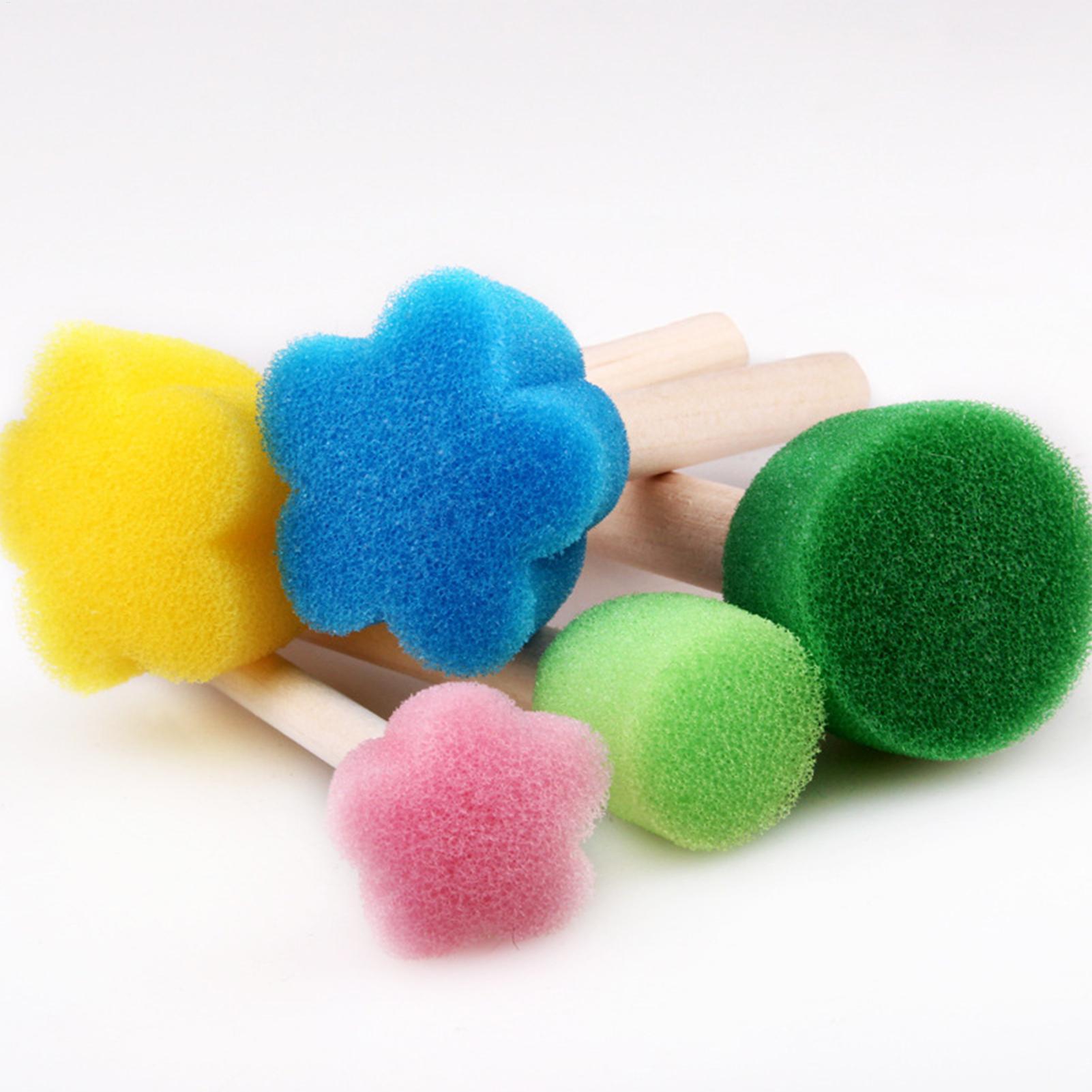 5PCS Reusable Kids Paint Spong - Art Craft Preschool ulasan dan harga