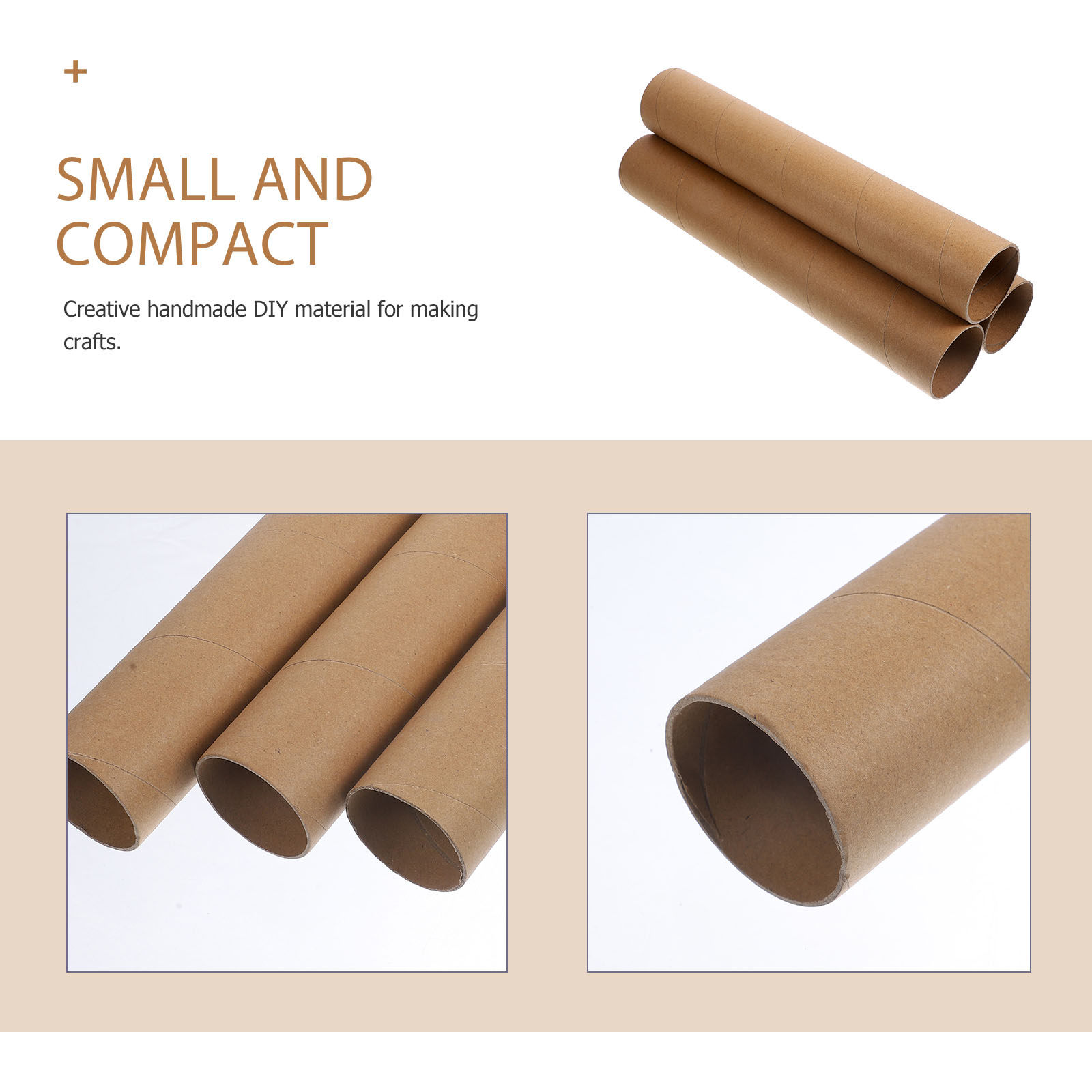 3Pcs Blank Paper Tube DIY Craf - Art Craft Education ulasan dan harga
