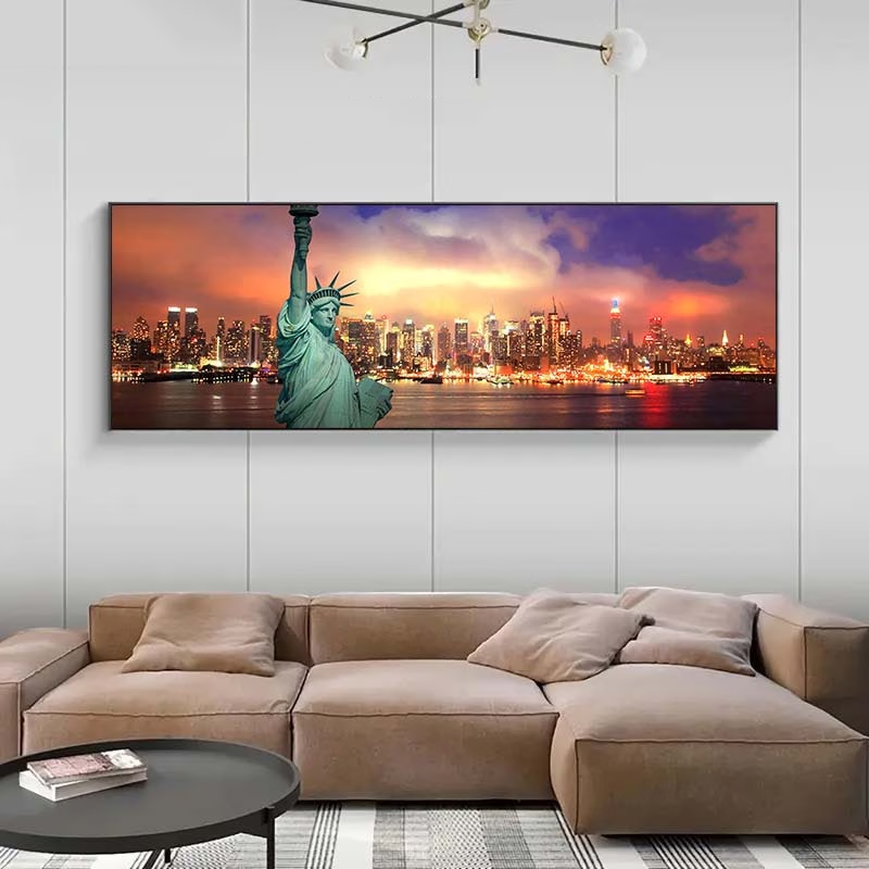 Modern Downtown New York Night - Art And Craft New York ulasan dan harga