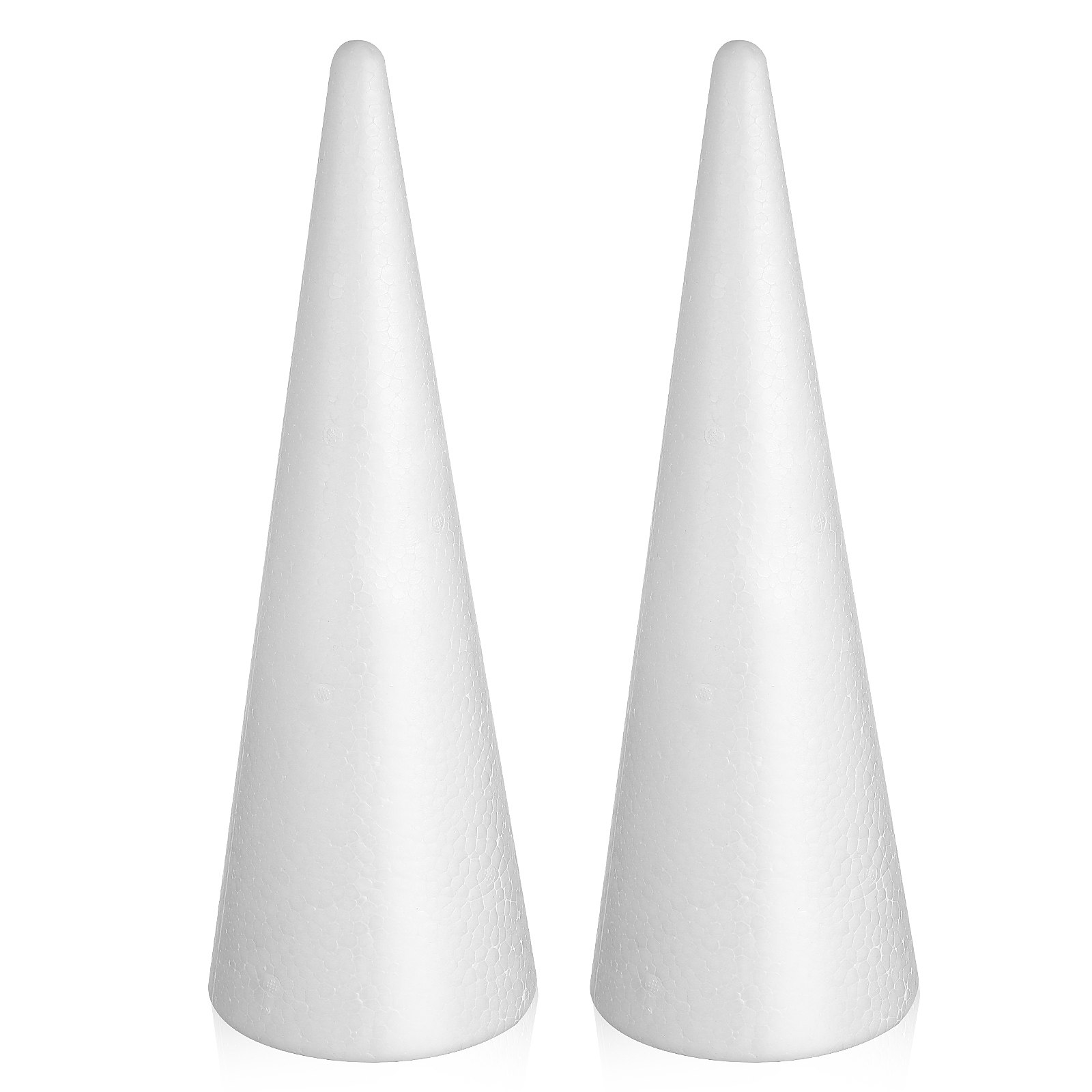 2Pcs Versatile Foam Cones Whit - Art Craft Holiday ulasan dan harga