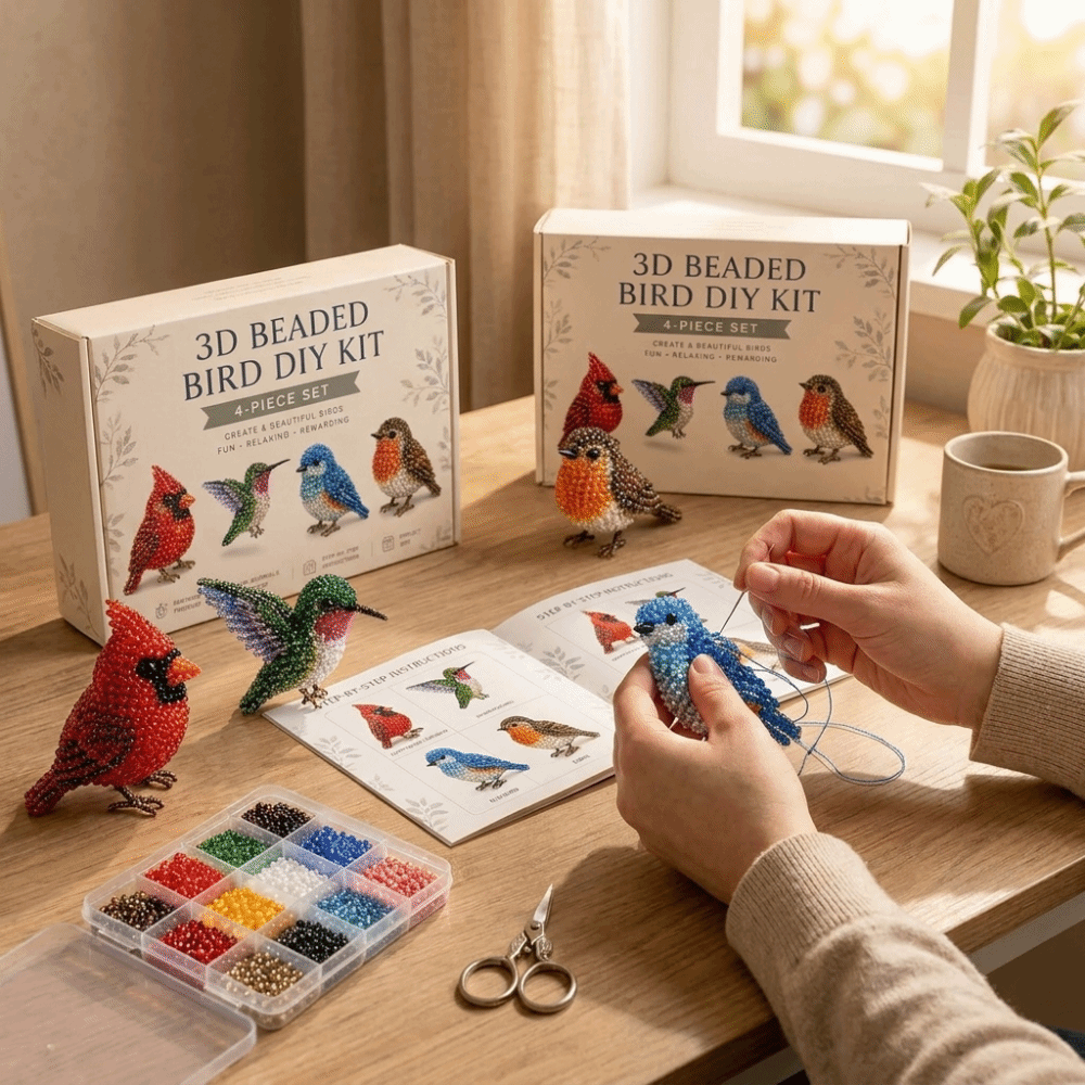 Handmade DIY Animal Bead Embro - Art Craft Education ulasan dan harga