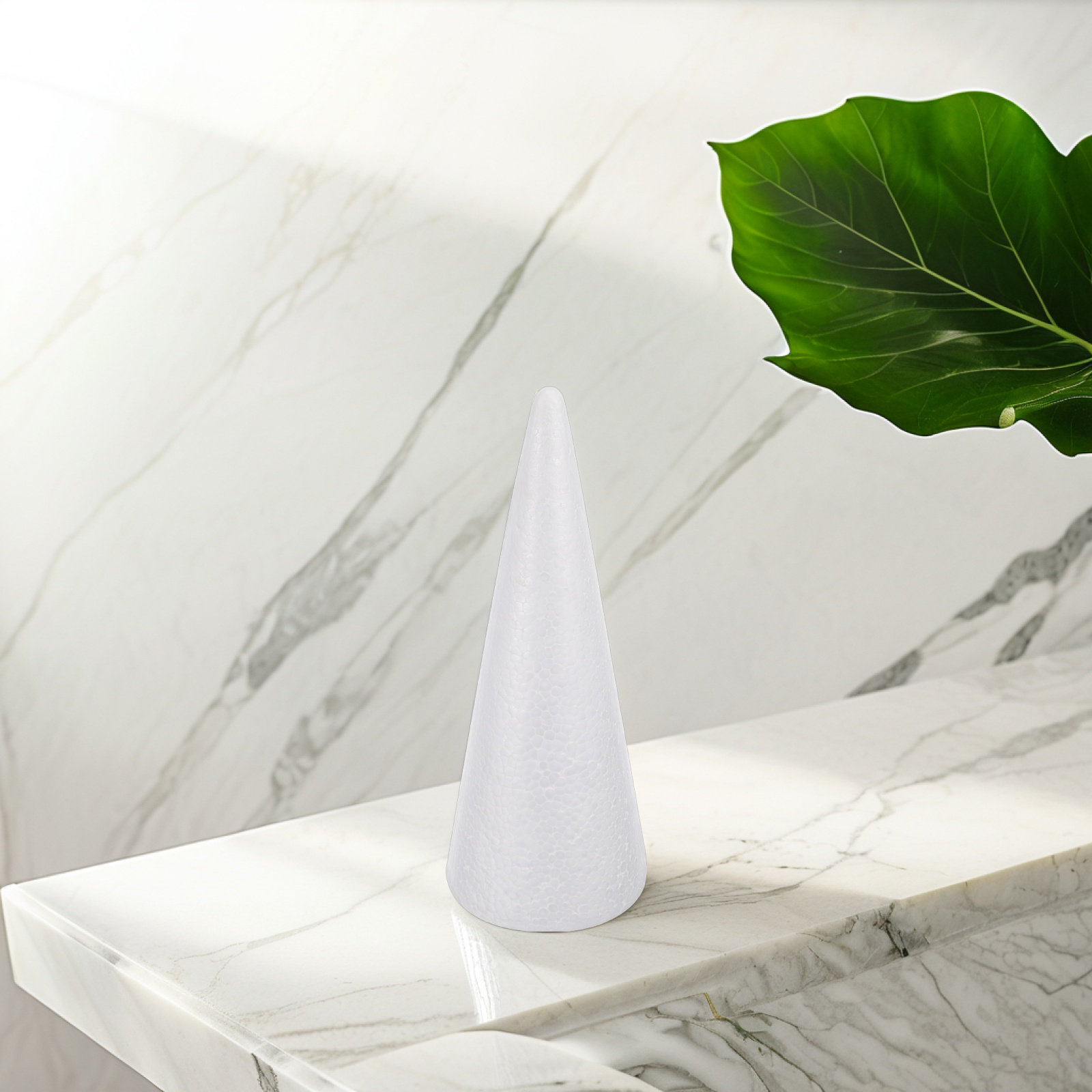 2Pcs Foam Cone White Solid Cra - Art Craft Preschool ulasan dan harga