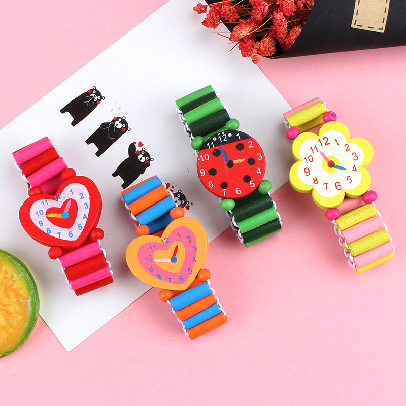 3pcs/lot Wooden Wristwatches N - Art Craft Education ulasan dan harga