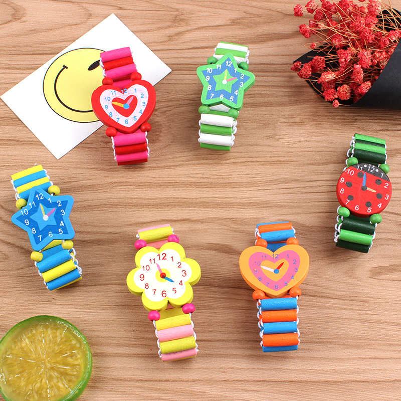 3pcs/lot Wooden Wristwatches N - Art Craft Education ulasan dan harga