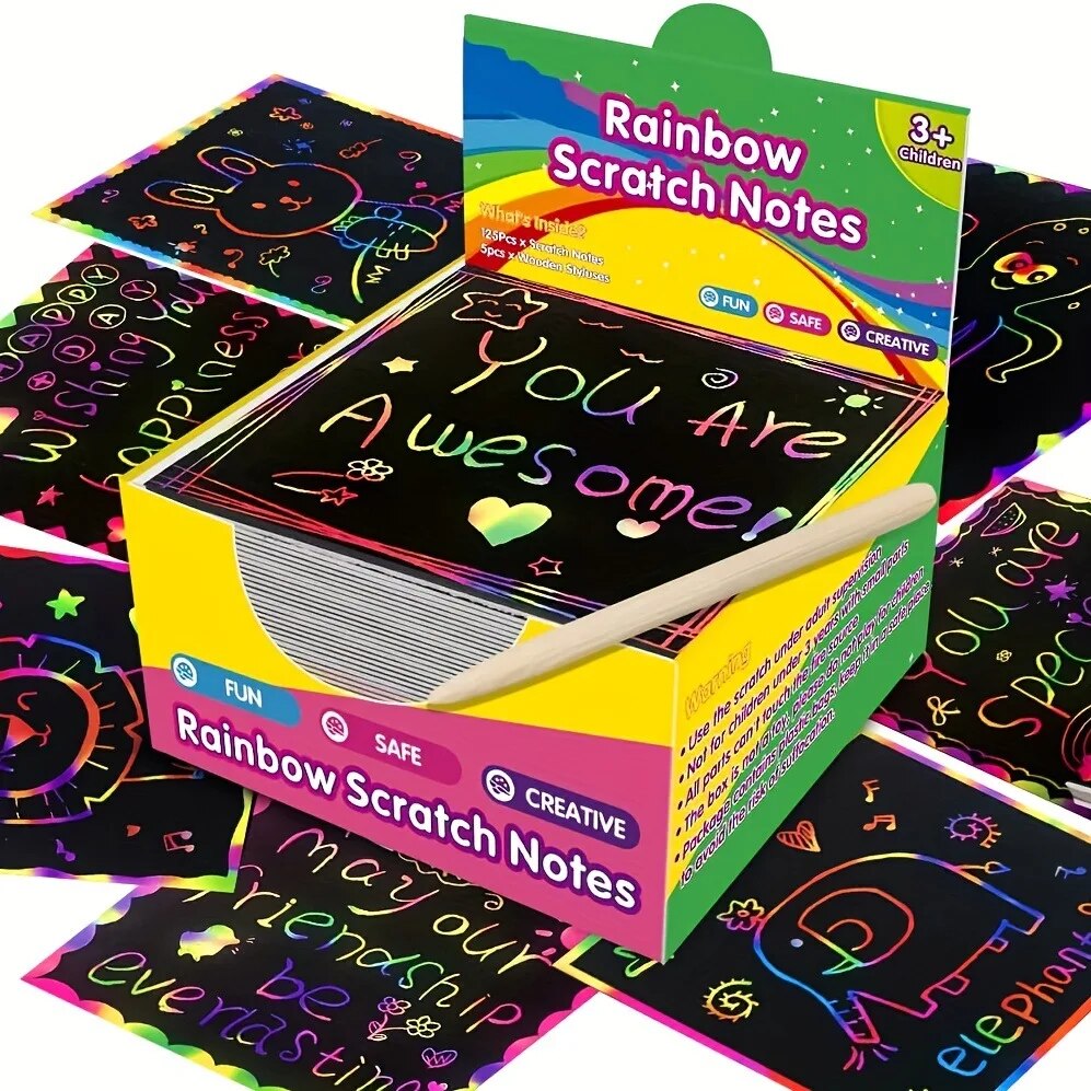 Many Creative Scratch Art Card - Art Craft Education ulasan dan harga