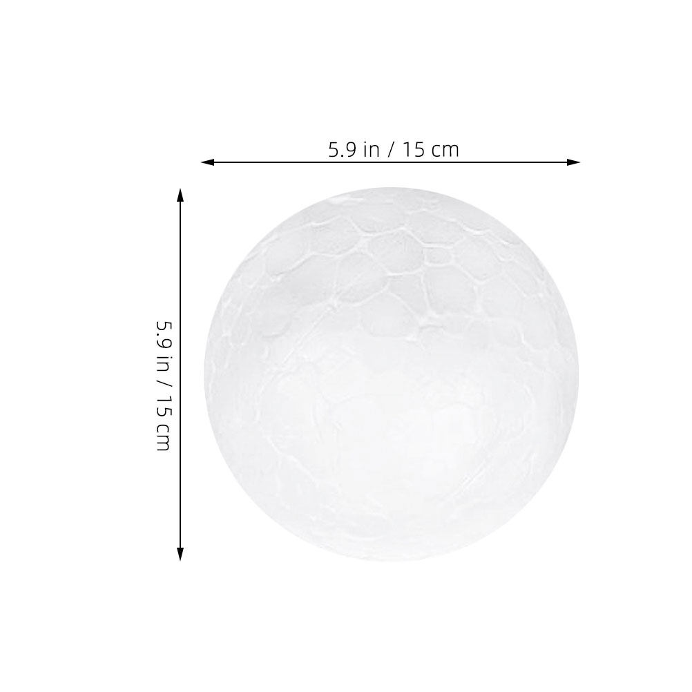 2Pcs Snowman Foam Balls White  - Art Craft Holiday ulasan dan harga