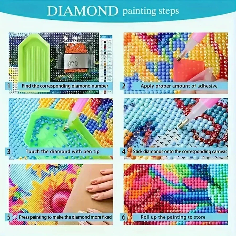 5D DIY Diamond Painting Kit Ne - Art And Craft New York ulasan dan harga