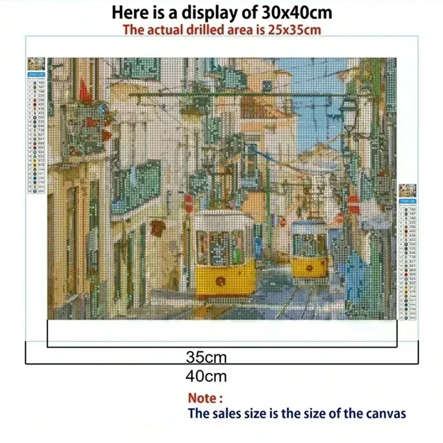 5D DIY Diamond Painting Kit Ne - Art And Craft New York ulasan dan harga