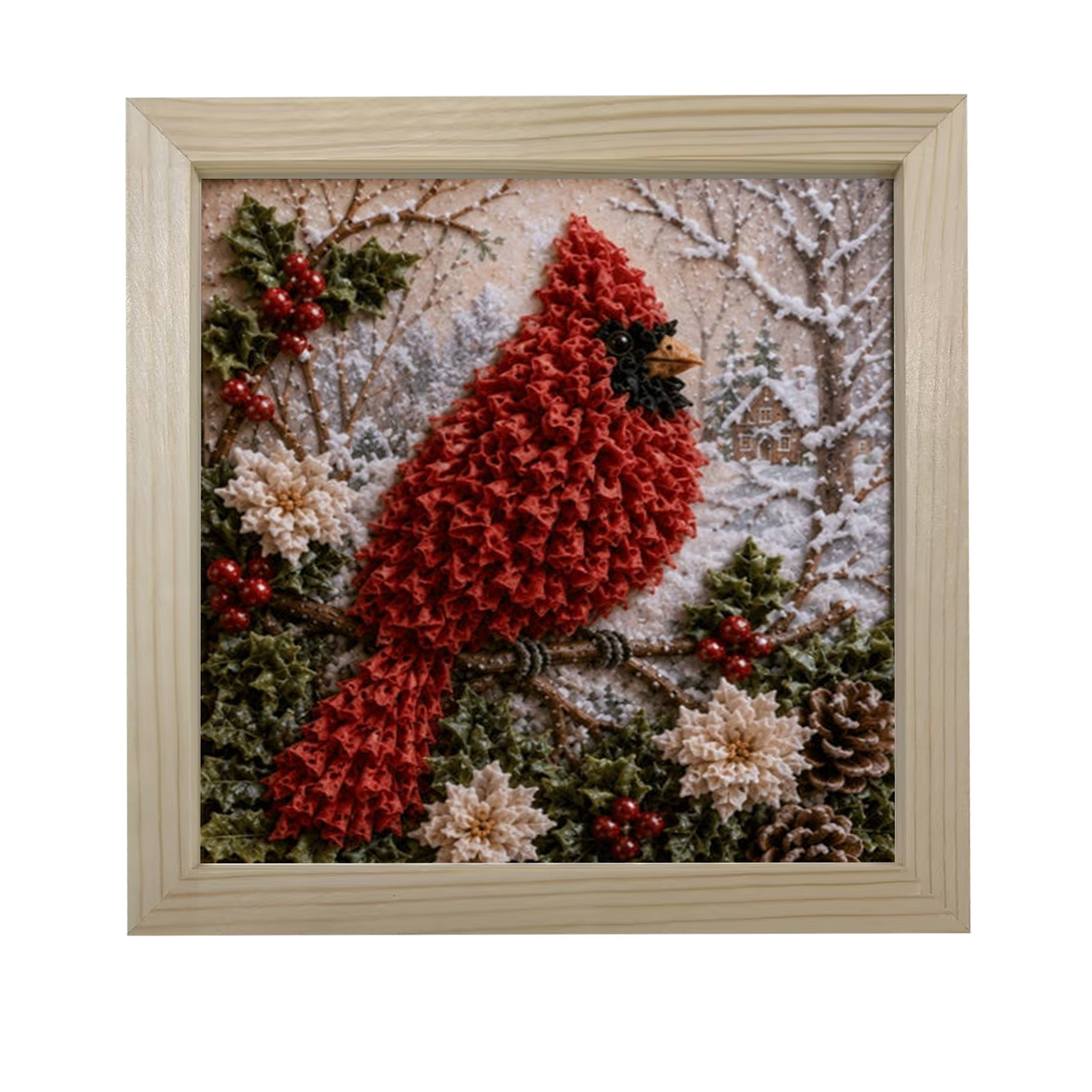 3D Christmas Fabric Poke Craft - Art Craft Preschool ulasan dan harga