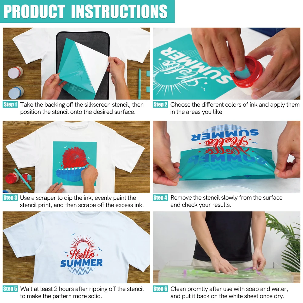 Silkscreen Stencil Reusable Se - Silk Screen Printing ulasan dan harga
