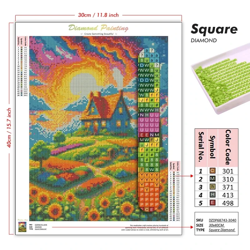 DIY 5D Diamond Painting, Cute  - Wallpaper Art And Craft ulasan dan harga