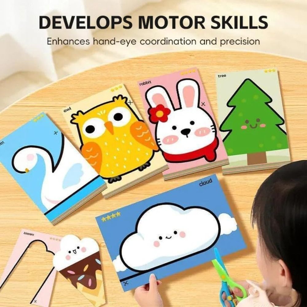 Safety Children Paper Cuttings - Art Craft Preschool ulasan dan harga
