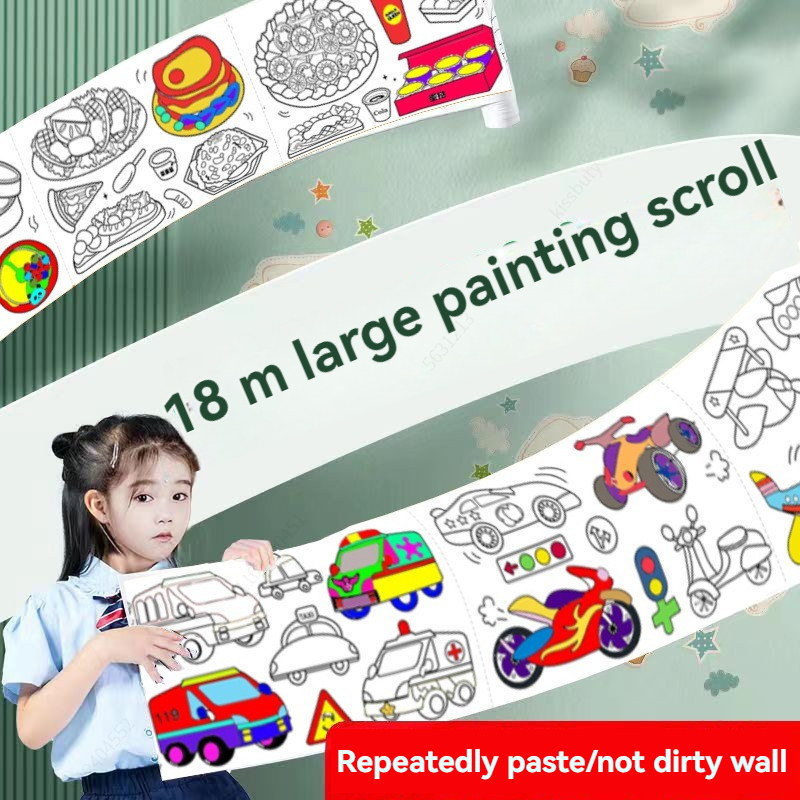 1 Roll 3M Drawing Coloring Pap - Art Craft Education ulasan dan harga