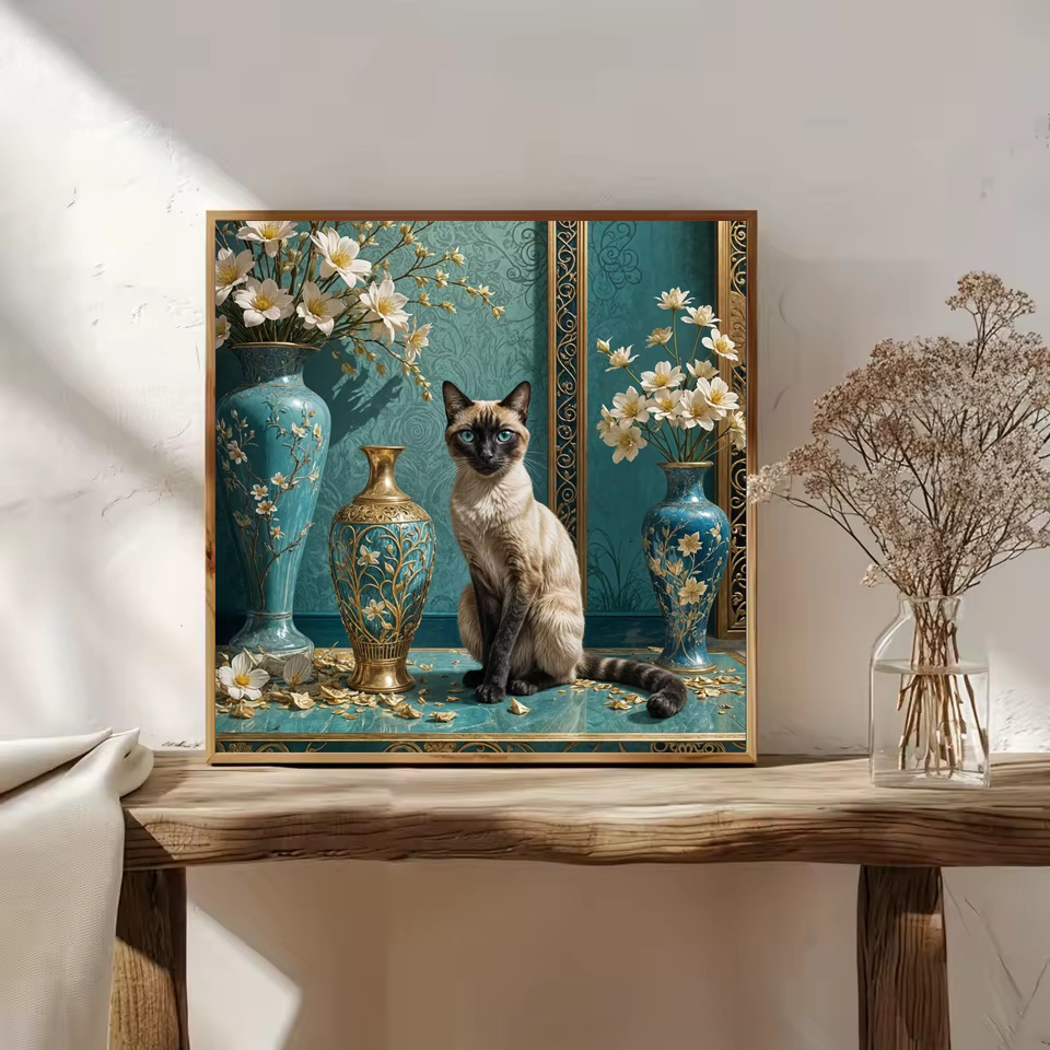 Diamond Mosaic Art Craft Cat A - Wallpaper Art And Craft ulasan dan harga
