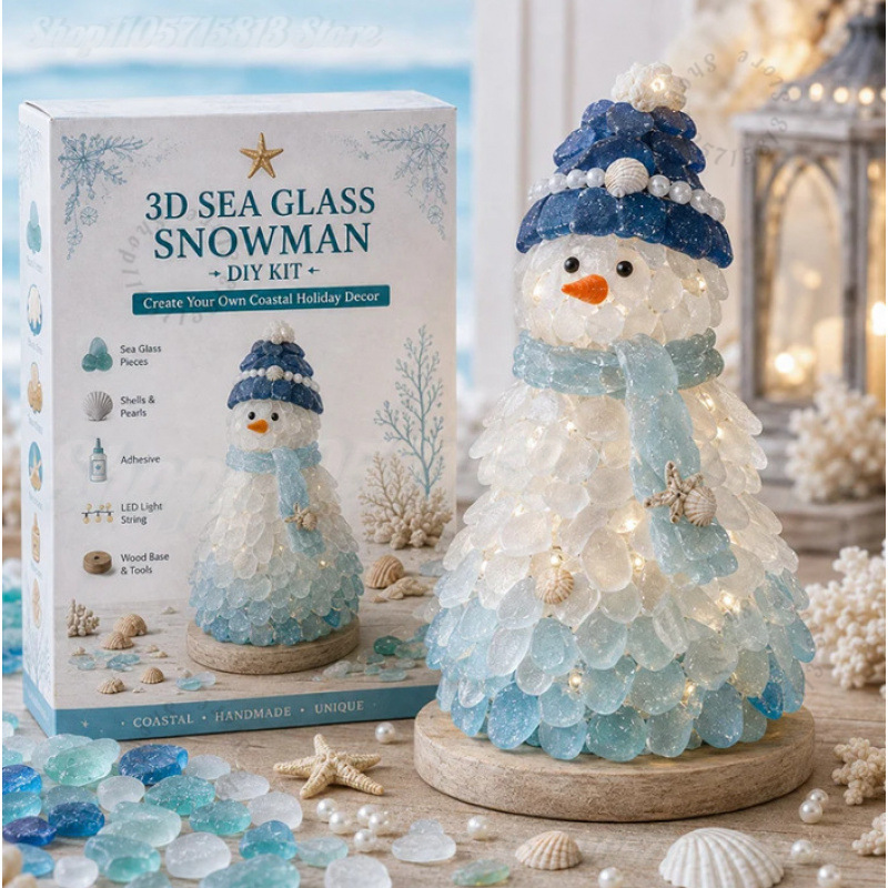 Christmas DIY Sea Glass Craft  - Art Craft For Christmas ulasan dan harga