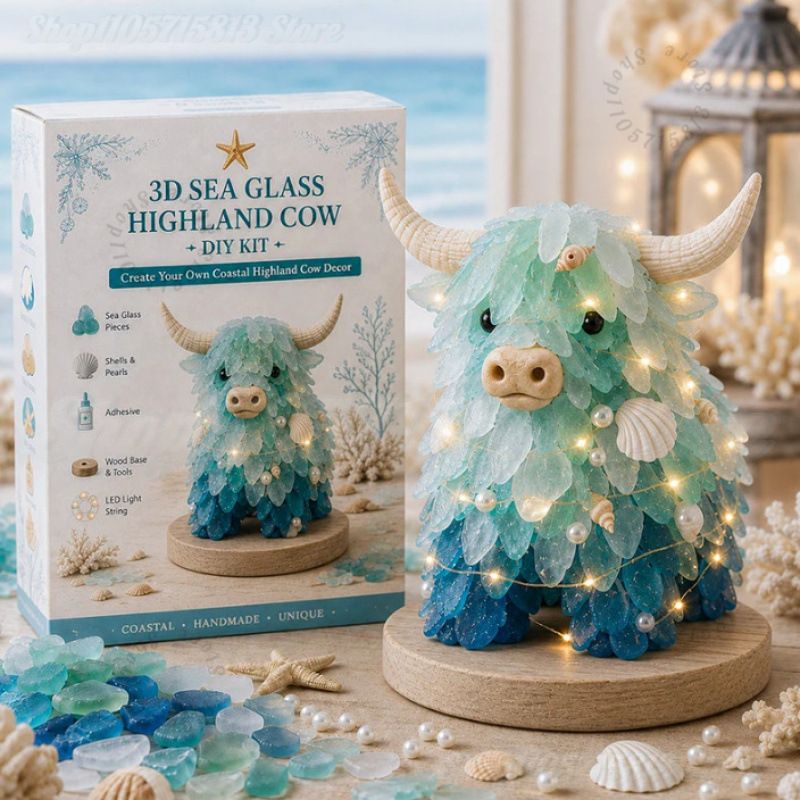 Christmas DIY Sea Glass Craft  - Art Craft For Christmas ulasan dan harga