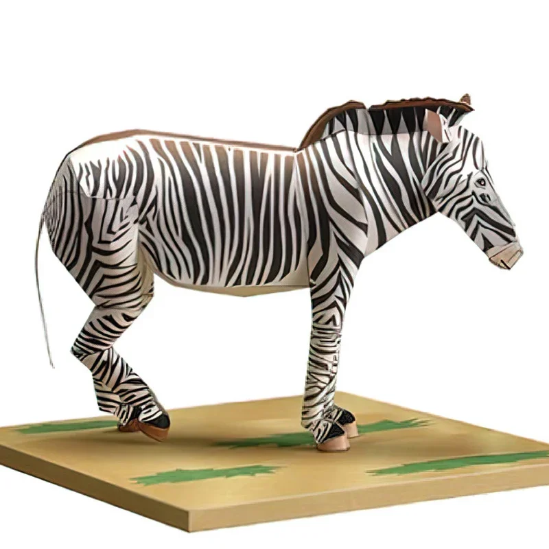 Zebra Origami Art Mini 3D Fold - Art Craft Zebra ulasan dan harga