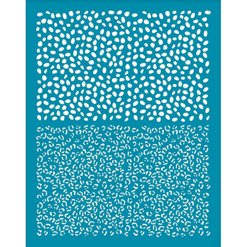 4x5 Inch Layered Leopard Clay  - Silk Screen Printing ulasan dan harga