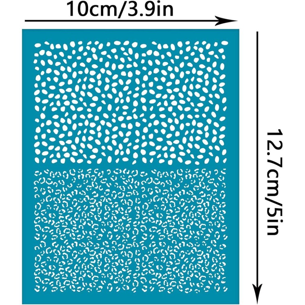 4x5 Inch Layered Leopard Clay  - Silk Screen Printing ulasan dan harga