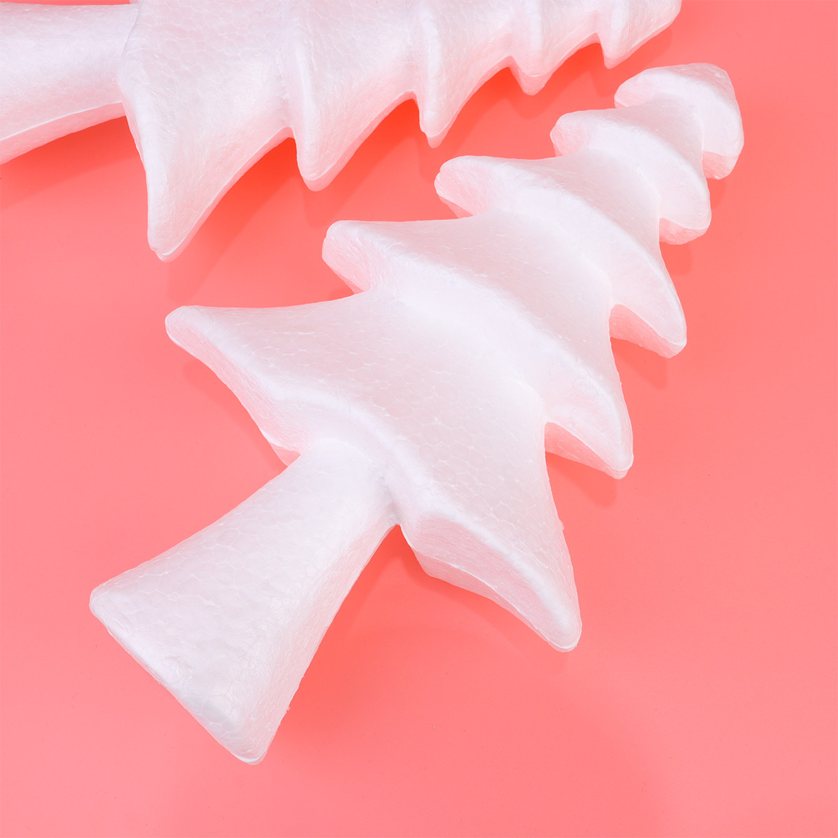 28Cm White Foam Christmas Tree - Art Craft Preschool ulasan dan harga