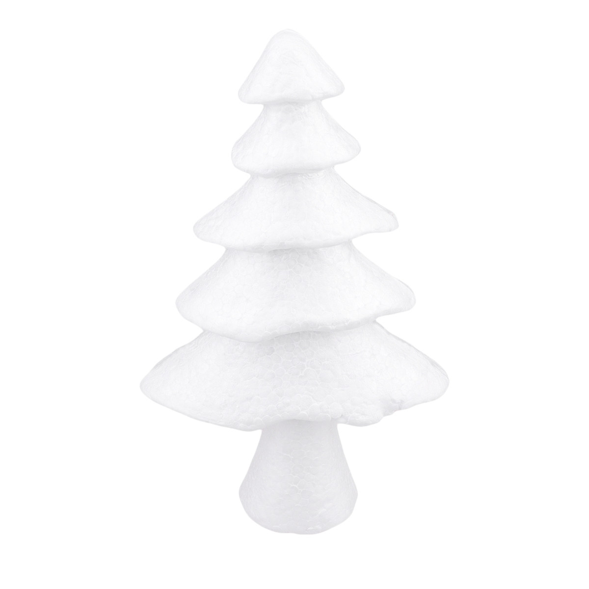 28Cm White Foam Christmas Tree - Art Craft Preschool ulasan dan harga