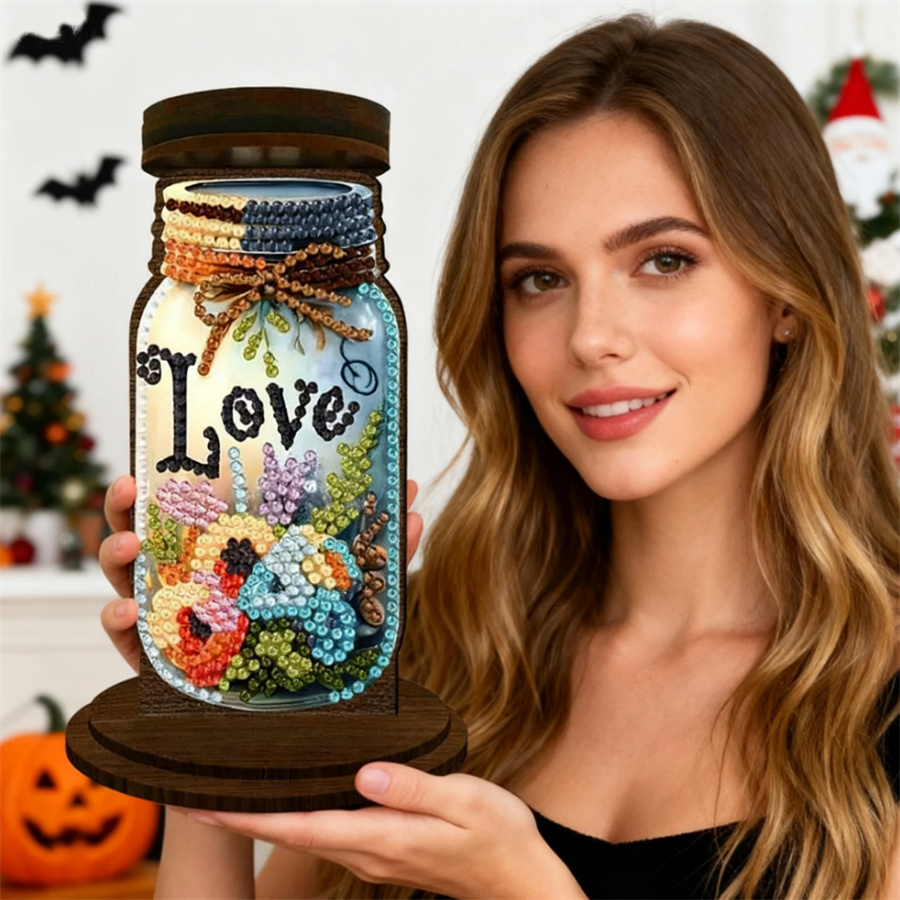 Love candle holder Halloween h - Art Craft Holiday ulasan dan harga