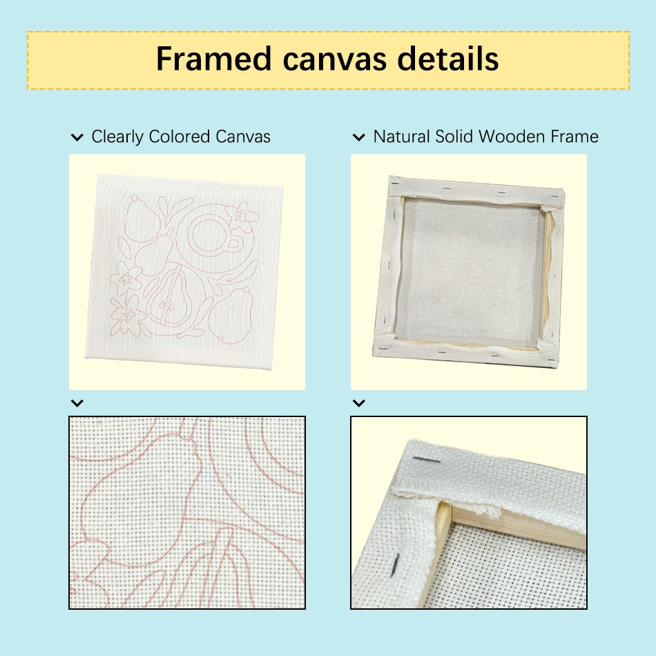 PhotoCustom Zebra Punch Needle - Art Craft Zebra ulasan dan harga