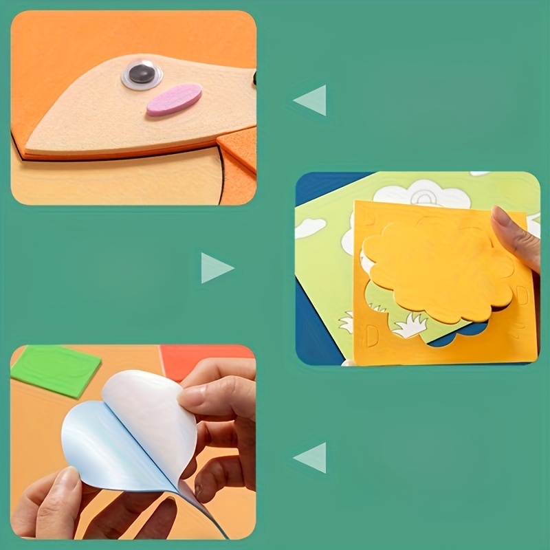 3D Stickers for Kids, Disposab - Art Craft Education ulasan dan harga