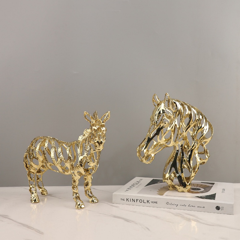 Metal Crafts Artificial Animal - Art Craft Horse ulasan dan harga
