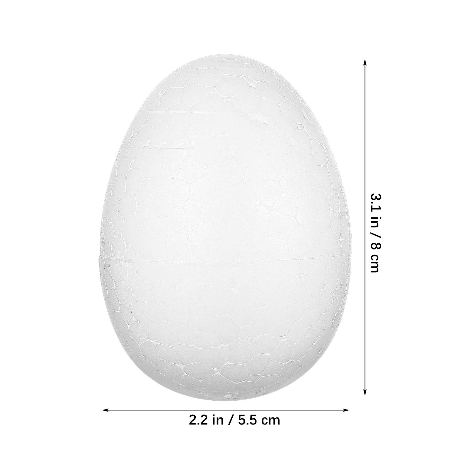 40Pcs Egg Shape Foam For Art C - Art Craft Holiday ulasan dan harga