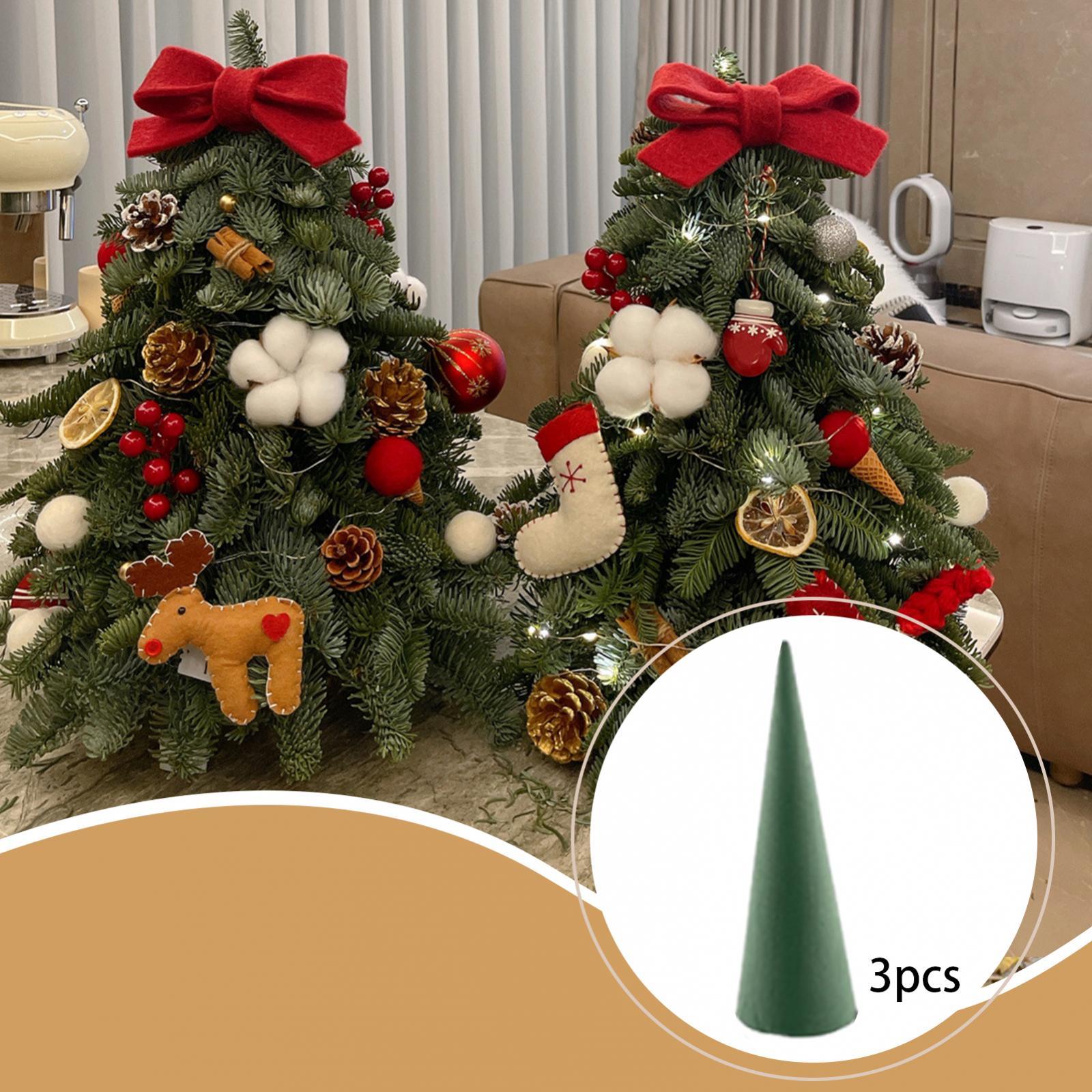 Floral Christmas Tree Cone Ver - Art Craft Holiday ulasan dan harga